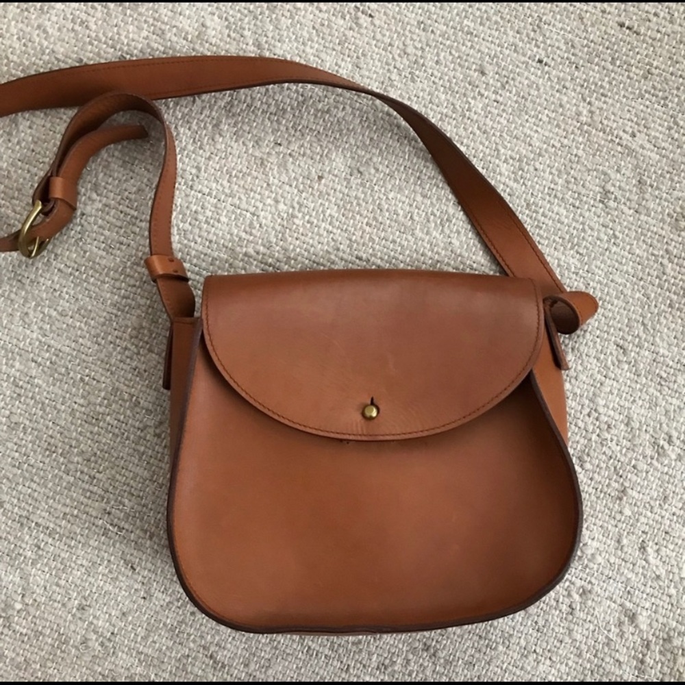 Madewell Leather Saddle Bag Purse